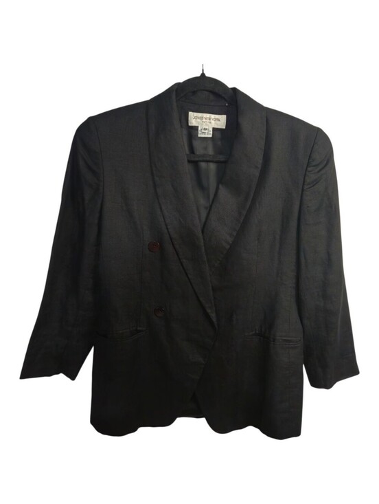 Jones New York Jackets & Blazers - Jones New York Black Double-Breasted Shawl Collar Blazer  100% Wool Made in Usa